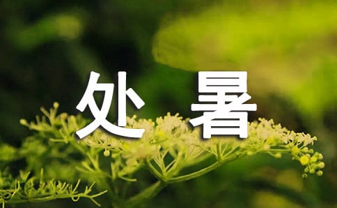 关于处暑的古诗大全