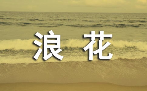 浪花的教案最新