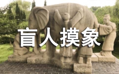 幼儿园大班盲人摸象教案