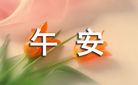 关于治愈午安感言（精选100句）