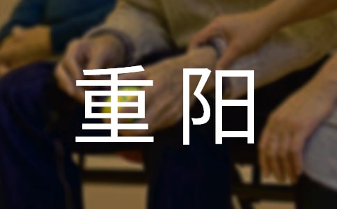 重阳佳节尊老爱老策划书
